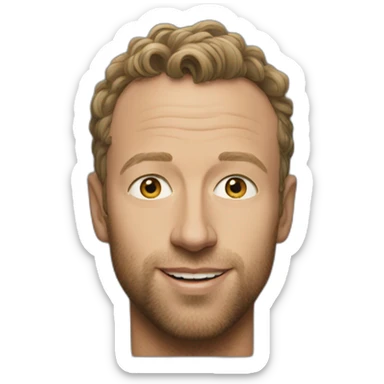 Chris Martin sticker