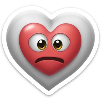 Heart squiggley  sticker