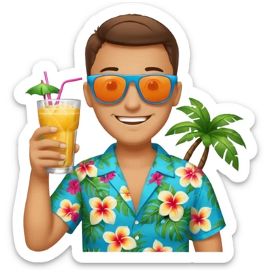 I am feeling free from work obligations and ready to go on vacation  sticker