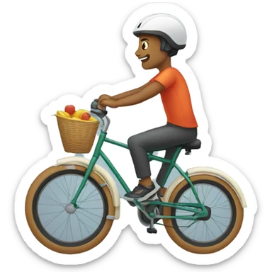 Yayi boni sur un vélo qui pourrait talon sticker