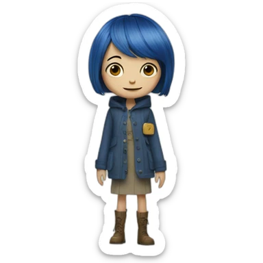 Coraline Jones sticker