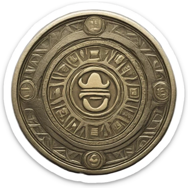 Coin token sticker