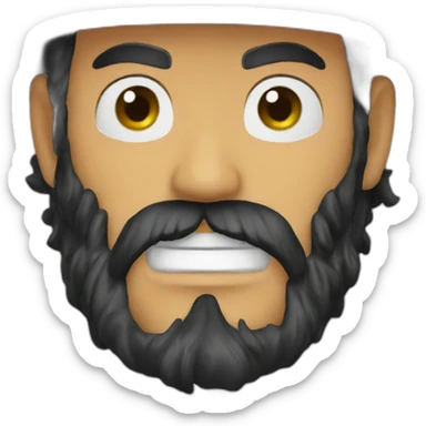 Blackbeard one piece sticker