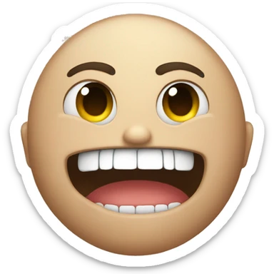 emoji thats strangling itself sticker