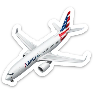Single American Airlines 737 Max 8 sticker