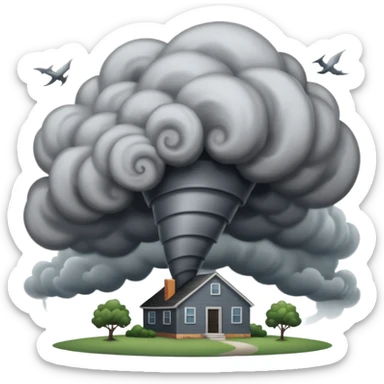 tornado en oklahoma sticker