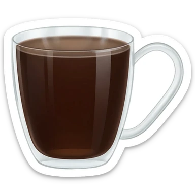 cup of thee glass sticker