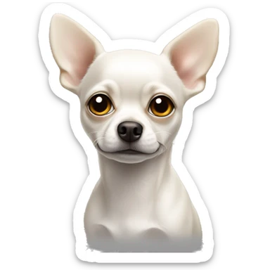 Crusty white chiwawa sticker
