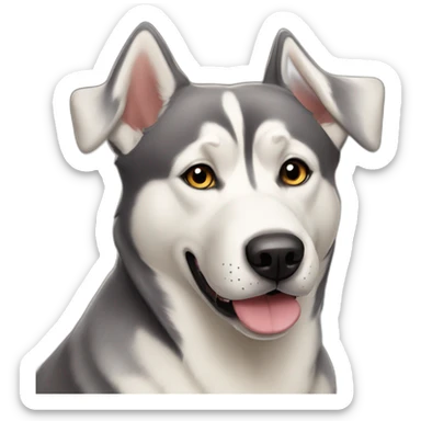 husky-lab-mix-dog sticker