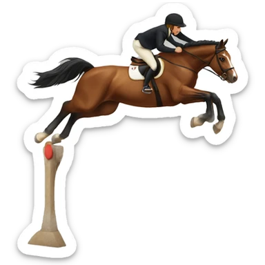 Jumping Horse sticker