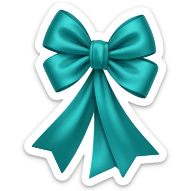 PTSD awareness teal ribbon sticker