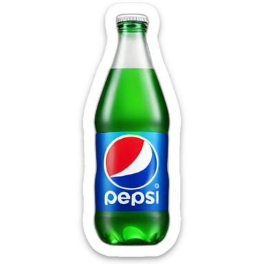 Pepsi  soda bottle  sticker