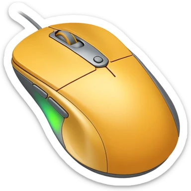 click the computer mouse sticker