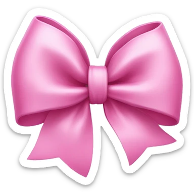Big pink bow sticker