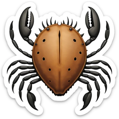 Horseshoe crab outline  sticker