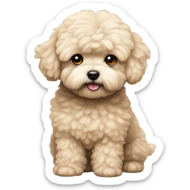 whole beige matipoo sticker