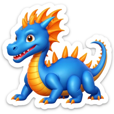 Hazme una mascota para una empresa de festejps, de inflables, se llama date aventura sticker