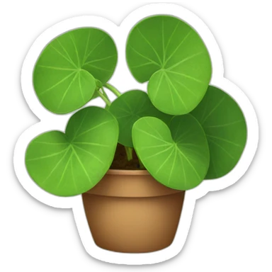 pilea sticker