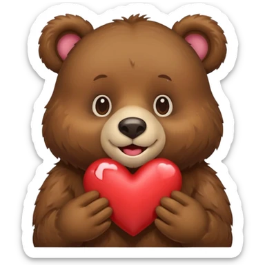 Bear in Love  sticker