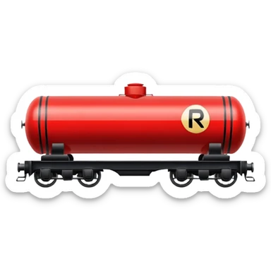 railway fuel car sticker