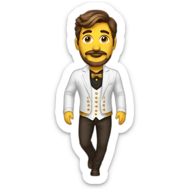 Costume Espagnol chic homme sticker