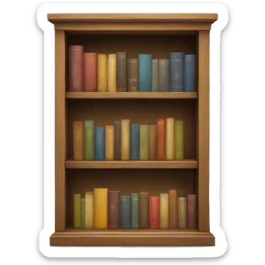 bookshelf sticker