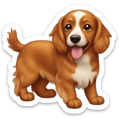Ginger duchhund sticker