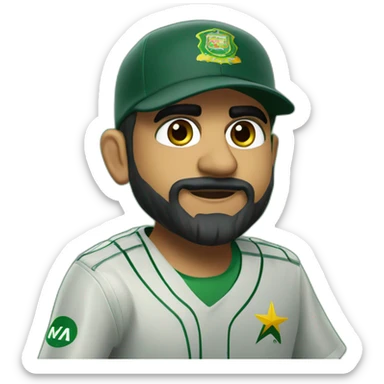 Babar azam sticker