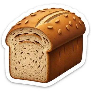 rye bread loaf sticker