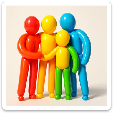 group of people sticker