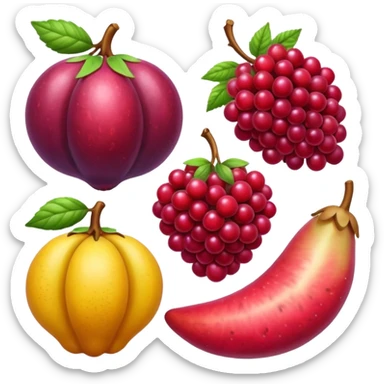 frutti di bosco sticker