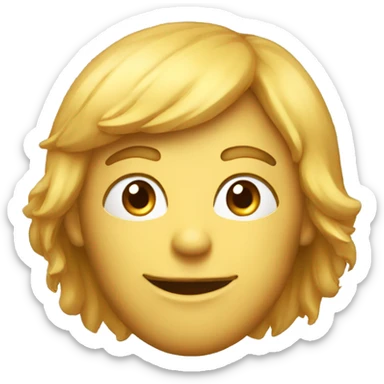 Visage qui se gratte la tête et gêner sticker