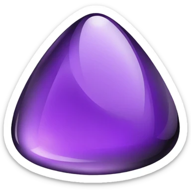 Purple obsidian sticker