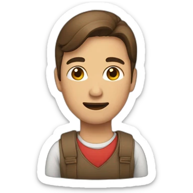 HOMME QUI DONNE SON COEUR À UNE FEMME sticker