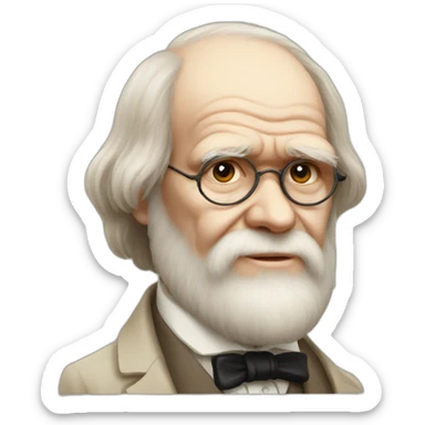 charles darwin sticker