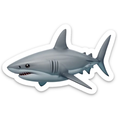 Brazilian shark  sticker