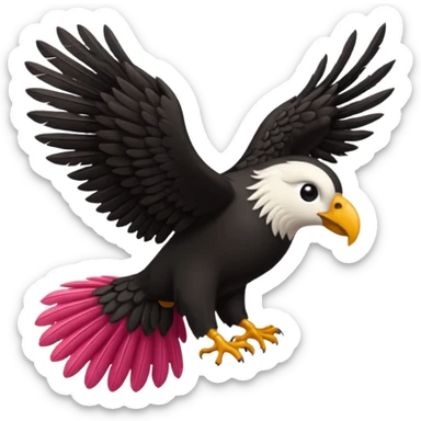 Haz un emoji de un ave condor sticker