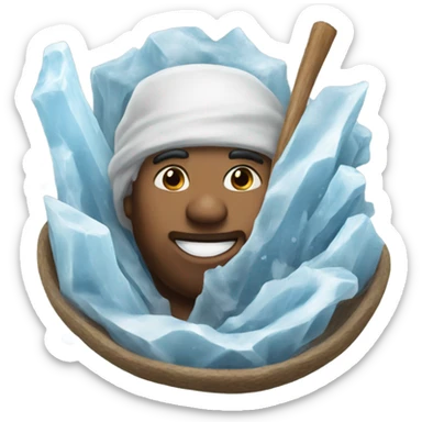 Ice spice painting  sticker