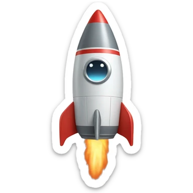 sick, tired, rocket sticker