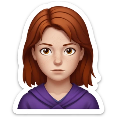 Violet Sorengil from the book The Fourth Wing, Traces of a Fighting Ashjad sticker