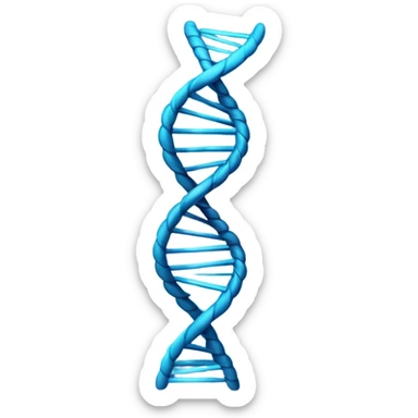 dna double helix sticker