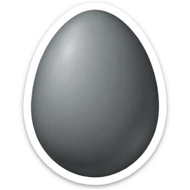 a stone egg sticker