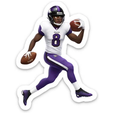 lamar jackson sticker