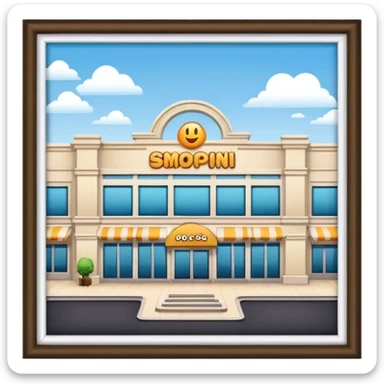 shopping mall sticker