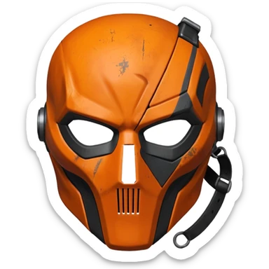 deathstroke mask with eyes sticker