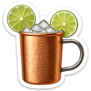 Moscow mule emoji sticker