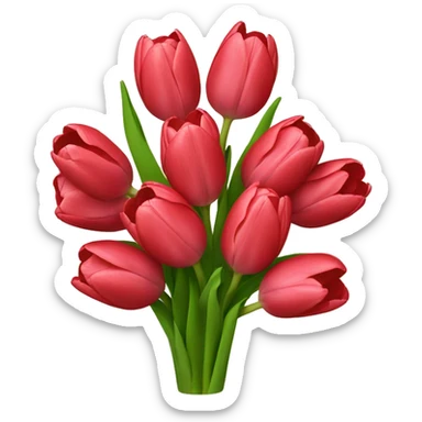 Tulip bouquet  sticker