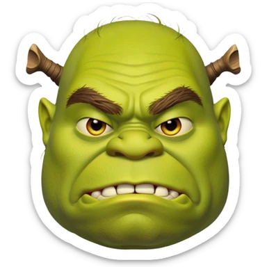 shrek sticker