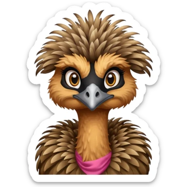 Female Emu sticker