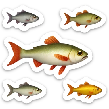 Indonesian fish  sticker